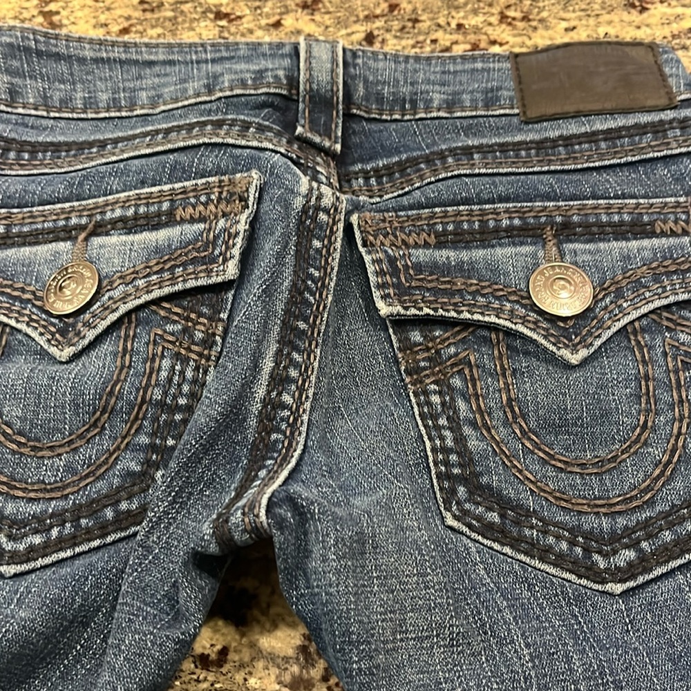 True religion 25 wide leg